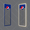 LED Display Glass Door for Beverage Refrigerator