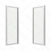 Vertical Commercial Freezer Glass Door with Full Length Handle