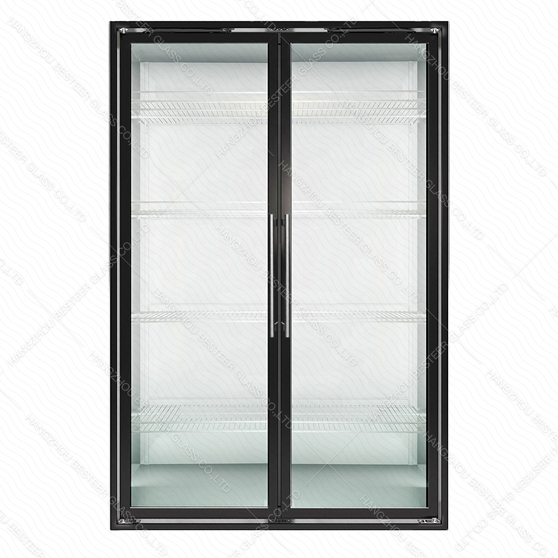 Reach-In Glass Half Swing Door for Freezer with LED Light