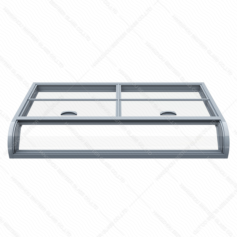 Commercial Supermarket Island Freezer Glass Door 