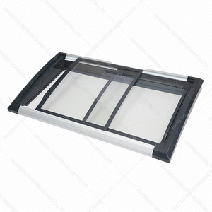 Curved low-e glass lid for commercial chest freezer