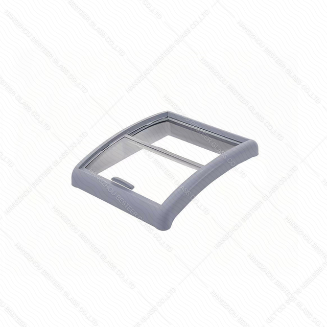 Glass door & frame for glass top ice cream display freezer