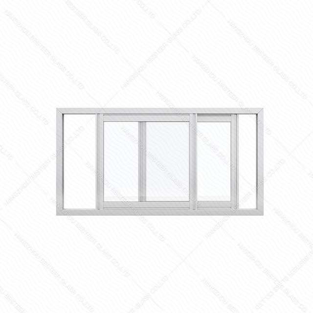 Sliding Glass Door System for Cake Display Cabinet (Optional Mirror Glass Design)