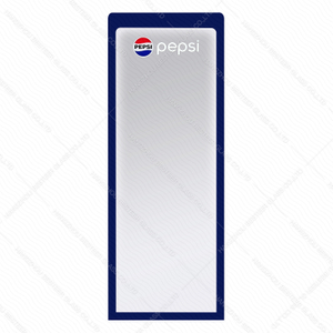 3D Illuminated Logo Glass Door for Refrigerated Display Cabinets