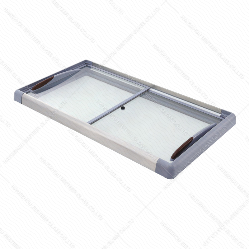 Flat Model Glass Door & Frame for Ice Cream Display Freezer