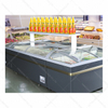 Chest Freezer Glass Door for Combined Supermarket Island Cabinet