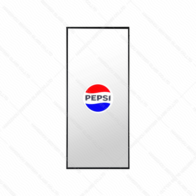 3D Illuminated Logo Glass Door for Pepsi refrigerated display cases